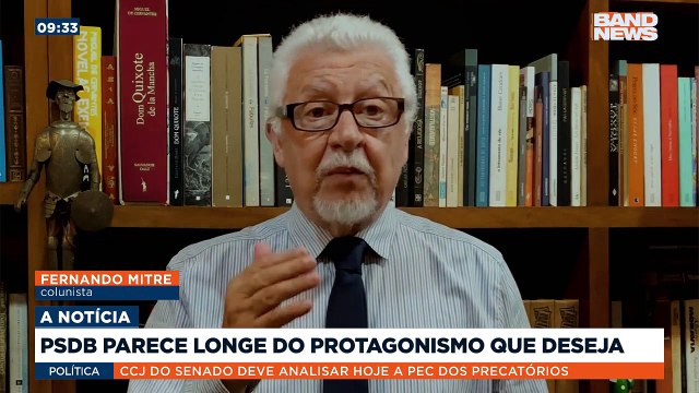 PSDB parece longe do protagonismo que deseja. Veja na coluna A Notícia com Fernando Mitre.Saiba mais em youtube.com.br/bandjornalismo
