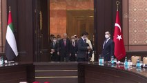 Son dakika haberi: Cumhurbaşkanı Erdoğan ve Abu Dabi Veliaht Prensi bin Zayed heyetler arası görüşmelere başkanlık etti