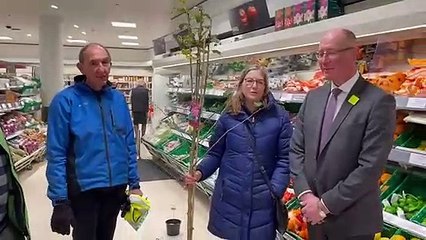 Waitrose cheque is presented to Havant Borough Tree Wardens