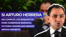 Si Arturo Herrera no cumplía los requisitos para gobernar Banxico, Victoria Rodríguez menos: Sergio Negrete