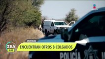 Encuentran ocho cuerpos colgados de un puente en Zacatecas