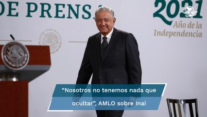 Ahora con nosotros son muy exigentes: AMLO sobre controversia del Inai