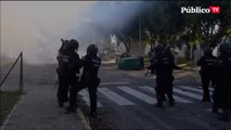 Nuevas cargas policiales en Cádiz en la novena jornada de huelga