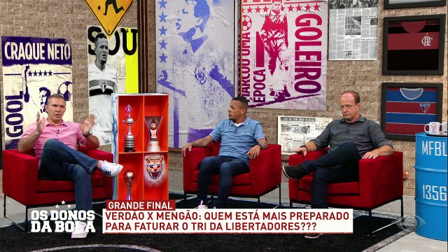 Lá vem discussão hein? Segundo o Craque Neto, o Brasileirão é mais importante que a Libertadores. Concordam? Qual é mais difícil?#OsDonosdaBola #Brasileirão #Libertadores