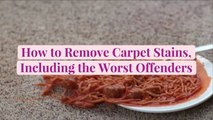 How to Remove Carpet Stains, Including the Worst Offenders