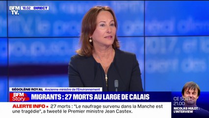 Ségolène Royal (@RoyalSegolene) sur le naufrage d'un bateau de migrants: "C'est une tragédie"