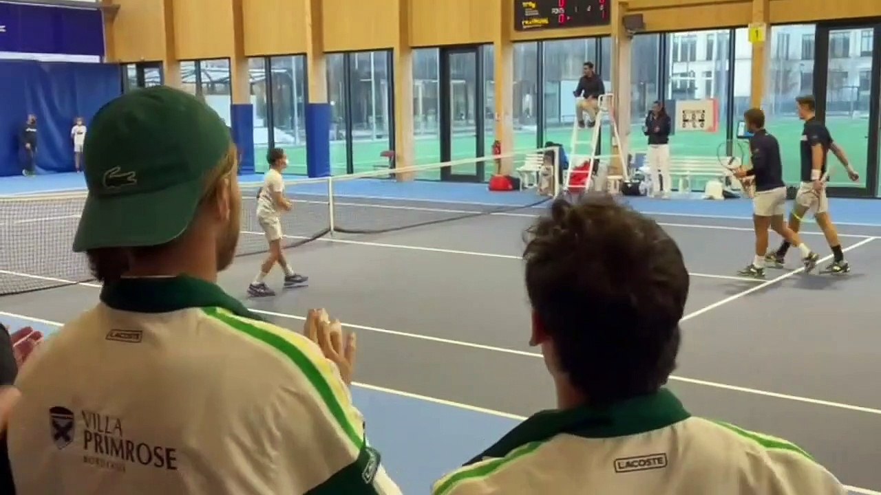 FFT - Le Mag - Interclubs - Villa Primrose 2021 - Édouard Roger-Vasselin, le capitaine de Villa Primrose : "C'était un beau baptême... !"