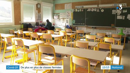 Scolarité : de nombreuses classes fermées à cause du Covid-19