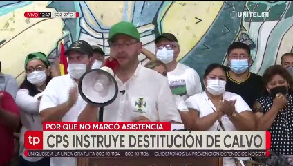 CPS explica  proceso de destitución de Calvo