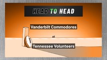 Vanderbilt Commodores at Tennessee Volunteers: Over/Under