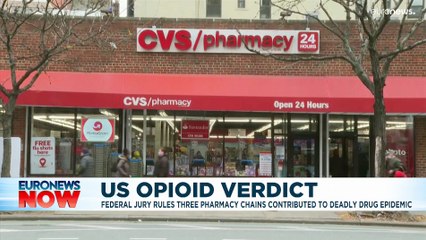 US jury holds three pharmacies responsible for opioid crisis killing 500,000
