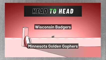 Wisconsin Badgers at Minnesota Golden Gophers: Over/Under