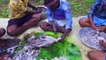 OCTOPUS COOKING and EATING _ Big Size Octopus fry _ Seafood Recipe Cooking in Vi