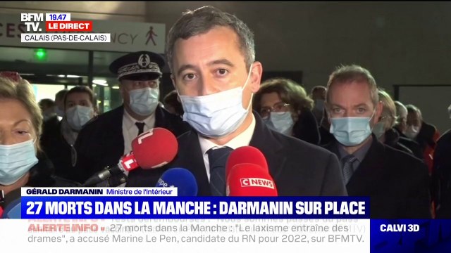 Gérald Darmanin: 4 passeurs soupçonnés d'être liés au bateau de migrants naufragé ont été arrêtés