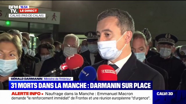Gérald Darmanin sur le naufrage d'un bateau de migrants: C'est manifestement le plus grand drame que nous ayons connu