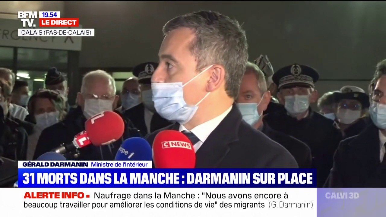 Naufrage d'un bateau de migrants: pour Gérald Darmanin, il faut "une réponse internationale, coordonnée et très dure devant ce drame ignoble"