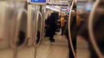 İstanbul metrosunda dehşet! Kadın yolcuya küfürler edip  bıçakla saldırdı