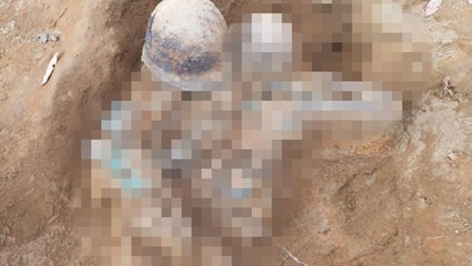 6·25 격전지 백마고지에서 전투태세 갖춘 이등병 유해 발굴 / YTN