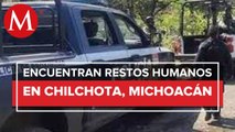 Restos humanos de cinco personas fueron encontrados en Michoacán