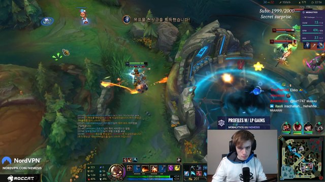 Nemesis demuestra el potencial de Corki (League of Legends)