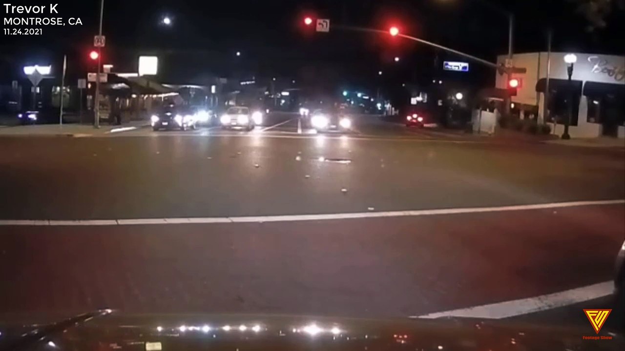 Cut Off Causes Accident 11.24.2021 — MONTROSE, CA