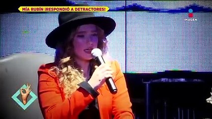 Mía Rubín responde a sus detractores para enfocarse en la música