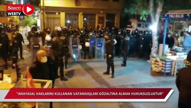 Çanakkale'de 'Geçinemiyoruz' eylemlerine polis müdahalesi