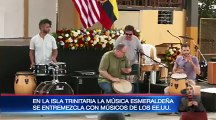 Grupos de danza y percusión de EE.UU. visitan a Ecuador en un encuentro cultural
