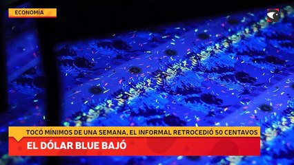 El dólar blue bajó y tocó mínimos de una semana