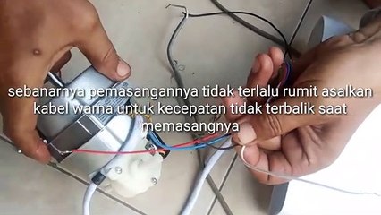 Cara mengganti dynamo kipas angin miyako dengan cosmos