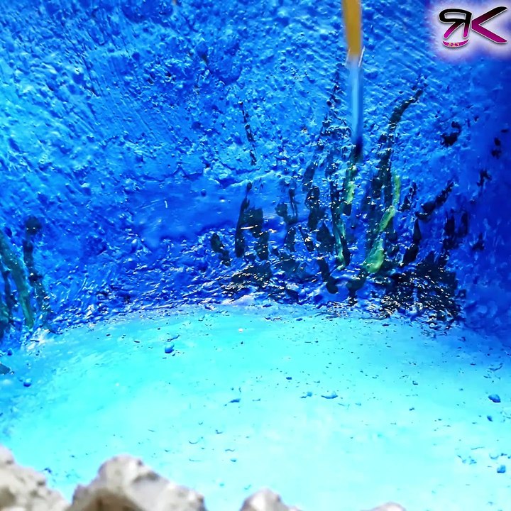 Concrete Barrel Aquarium Setup Indoor