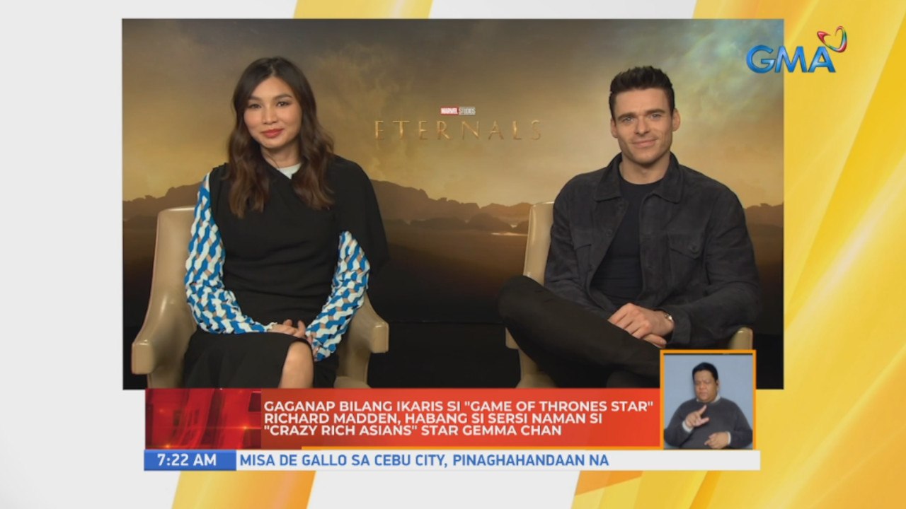 Eternals cast Richard Madded at Gemma Chan chikahan with Lyn | UB