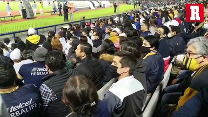 Estadio Olímpico de C.U. tuvo sobrecupo en las gradas