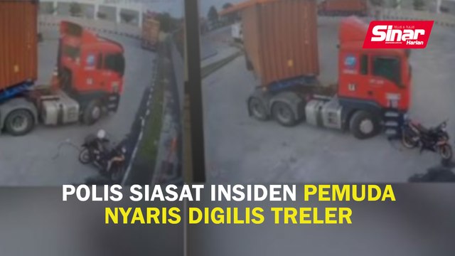 Polis siasat insiden pemuda nyaris digilis treler