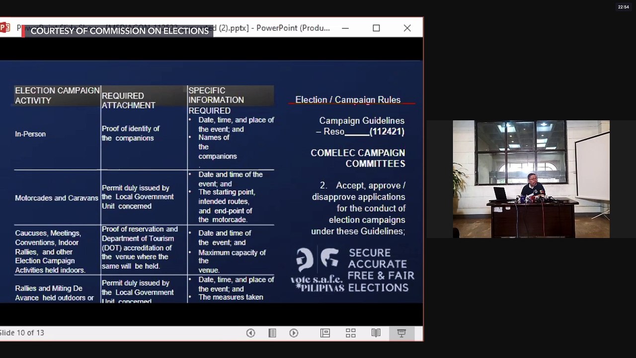 Comelec press briefing | Thursday, November 25