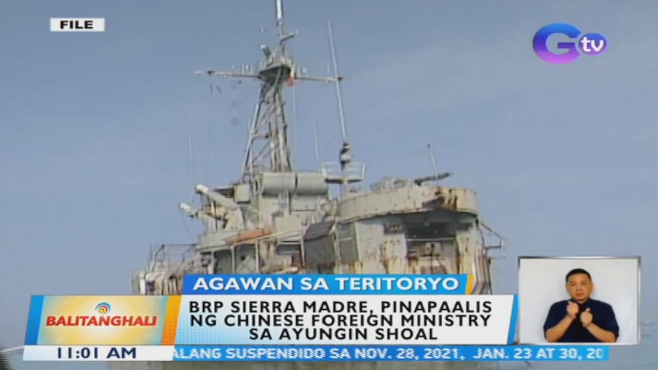 BRP Sierra Madre, pinapaalis ng Chinese Foreign Ministry sa Ayungin Shoal | BT