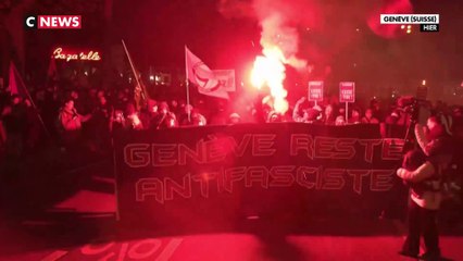 Éric Zemmour houspillé lors de sa venue en Suisse
