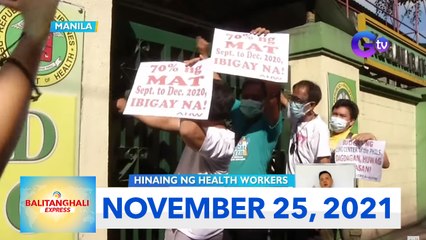 Balitanghali Express: November 25, 2021 [HD]