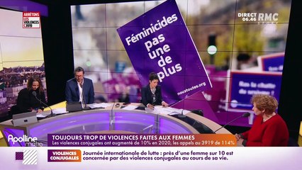 On peut tout dire sur RMC : Toujours trop de violences faites aux femmes - 25/11