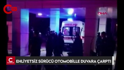 Ehliyetsiz sürücü otomobille duvara çarptı: 5 çocuk yaralandı