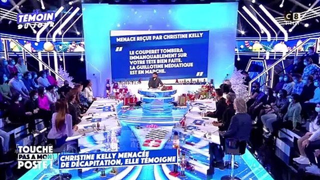 Christine Kelly a été menacée de mort à plusieurs reprises. Elle vient en parler dans TPMP .