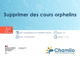 Chamilo - Supprimer les cours orphelins