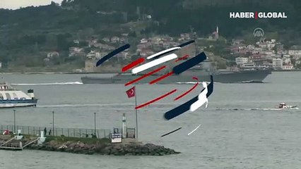 ABD savaş gemisi Çanakkale Boğazı’ndan geçti