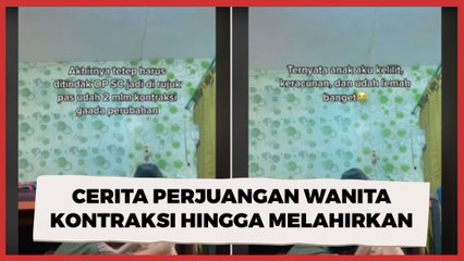 Wanita Hamil Cerita Perjuangan Kontraksi hingga Melahirkan, Banjir Komentar Haru