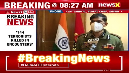 '144 Terrorists Killed In Encounters' IGP Kashmir Zone Vijay Kumar On Kashmir Encounter NewsX