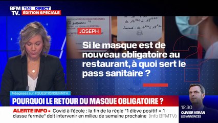 Pourquoi le masque est-il de nouveau obligatoire ? - BFMTV répond à vos questions