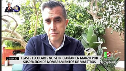 Clases escolares no iniciarían en marzo por suspensión de nombramientos de maestros