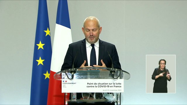#COVID19 | Conférence de presse du jeudi 25 novembre 2021 par les ministres Olivier Véran et Jean-Michel Blanquer