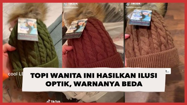 Viral Topi Wanita Ini Hasilkan Ilusi Optik, Warna saat di Toko dan Rumah Beda Jauh!