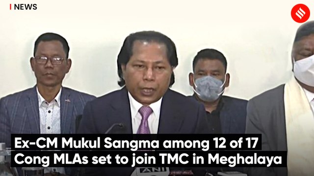 Ex-CM Mukul Sangma among 12 of 17 Cong MLAs set to join TMC in Meghalaya
